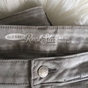Old Navy Jeans - Old Navy Light Gray RockStar Jeans Old Navy Jeans - Old Navy Light Gray RockStar Jeans